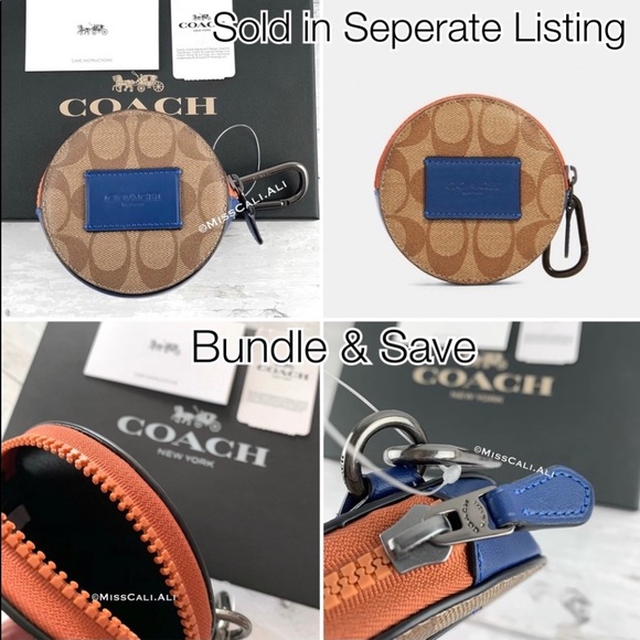 NWT COACH Hudson Backpack Leather Men’s Bag - Antique Nickel Saddle - Picture 13 of 16